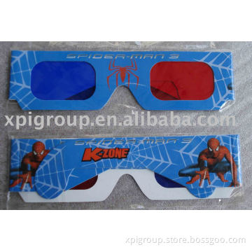 3D glasses/anaglyph 3D glasses/Red+Blue 3D glasses